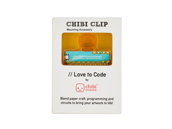 Love to Code Premounted Chibi Chip/Clip – Chibitronics Inc.