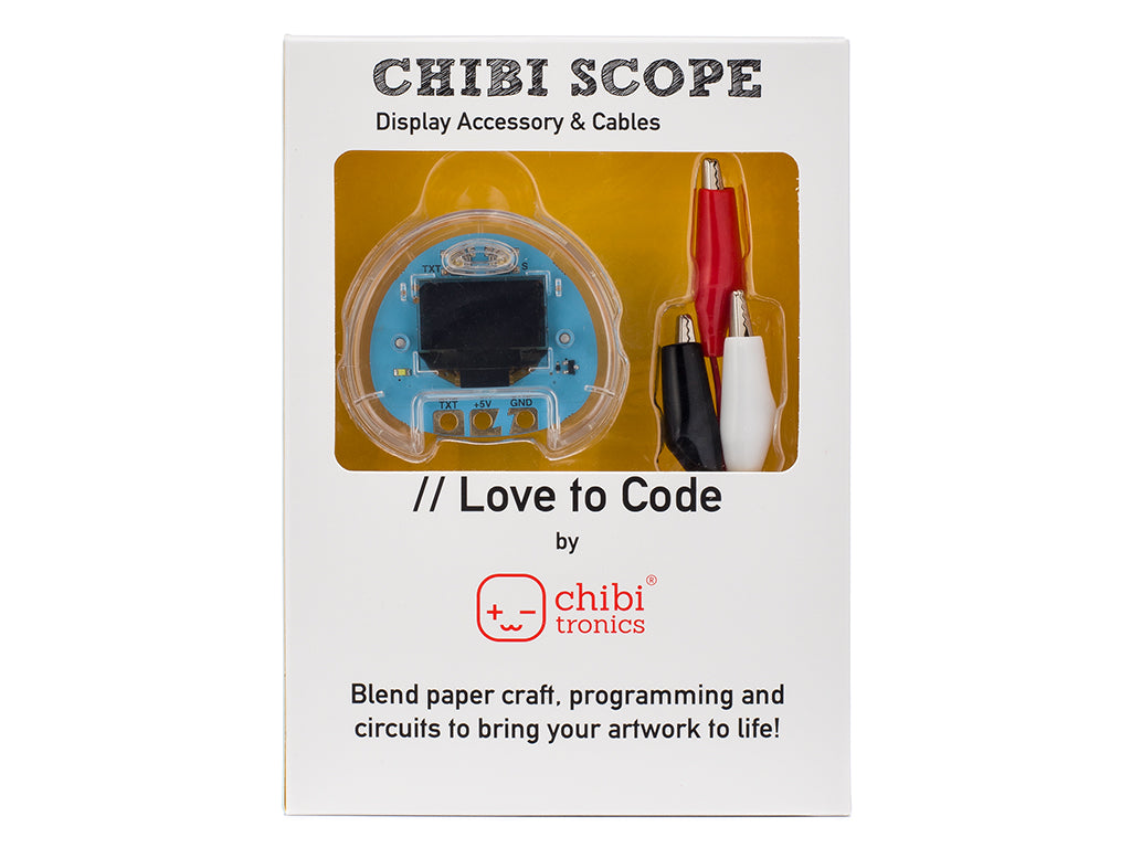 Love to Code Premounted Chibi Chip/Clip – Chibitronics Inc.