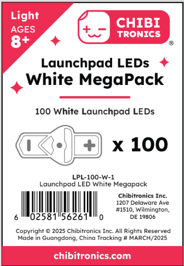 ✨chip様 Launchpad LEDs White MegaPack – Chibitronics Inc.
