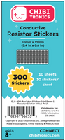 Preorder - Conductive Resistor Stickers - Value Pack (300 Stickers)