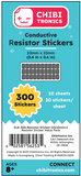 Preorder - Conductive Resistor Stickers - Value Pack (300 Stickers)