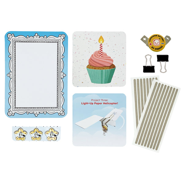 Project Intro Sticker Circuit Stickers Intro Kit: Paper Circuits LEVEL 2 – Chibitronics Inc.