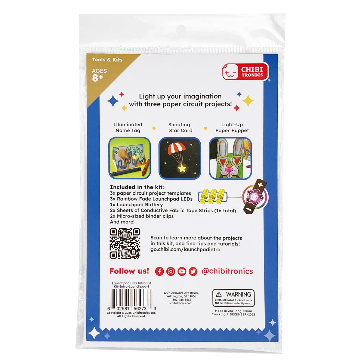 Launchpad LEDs Intro Kit - Paper Circuits LEVEL 1 – Chibitronics Inc.