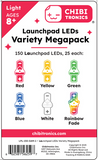 Preorder - Launchpad LEDs Variety Pack (6 colors) - Megapack (150 LEDs)