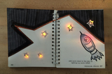 Circuit Sticker Sketchbook (2014 ed) - LED Stickers & coin cell battery
