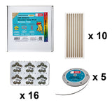 Circuit Stickers Classroom Pack (Rainbow Fade LEDs) | 32 Students