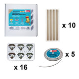 Circuit Stickers Classroom Pack (White Blink LEDs) | 32 Students