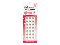 Animating Red Fade LED Stickers 24 pack
