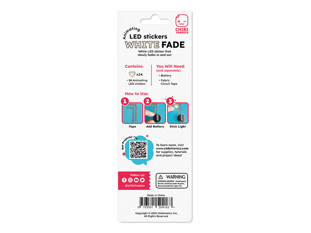 Animating White Fade LED Stickers β Chibitronics Inc.
