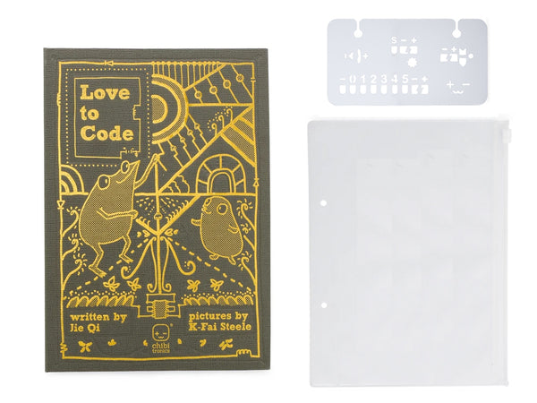 Battery-powered Binder and LTC Stencil for Love to Code Book