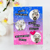 Heffy Doodle Bots of Love Stamp Set
