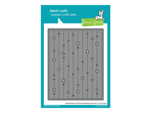 Lawn Fawn Dotted Moon and Stars Backdrop: Portrait